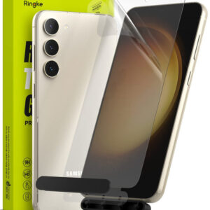 Galaxy S23 Tempered Glass Screen Protector Guard | Transparent 2 Pack